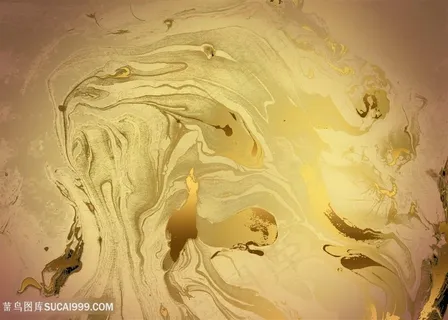 金色鎏金水墨大理石背景底纹 金色鎏金水墨大理石背景底纹