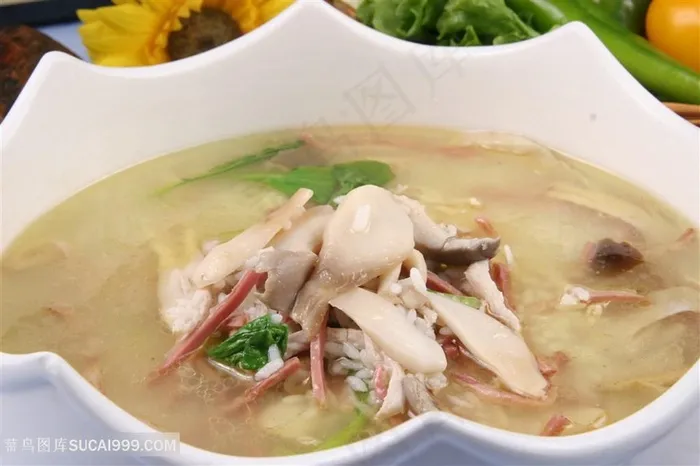 中华美食菜泡饭实拍摄影图