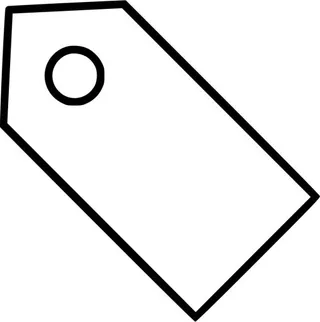 价格标签 PNG免抠