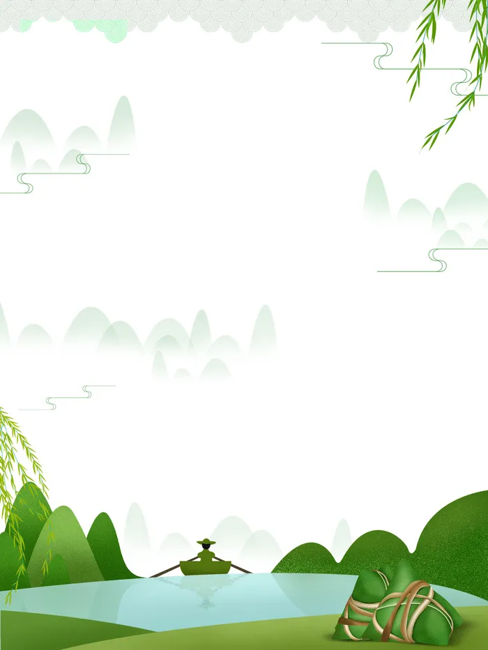 端午节日绘画中国风PSD素材