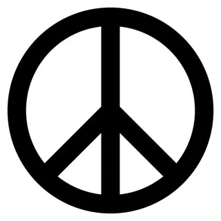 和平符号 PNG免抠