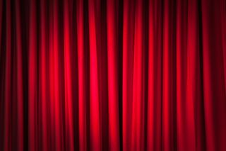 红色幕布素材