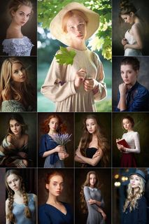 57张欧美清纯美女写真图片