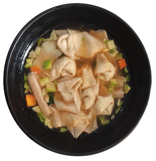 清汤馄饨抄手虾饺霞迷饺小吃免抠实物实拍摄影元素素材