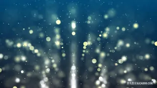 深蓝渐变粒子扩散炫光光斑背景