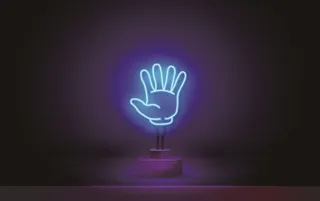 简约霓虹灯模板