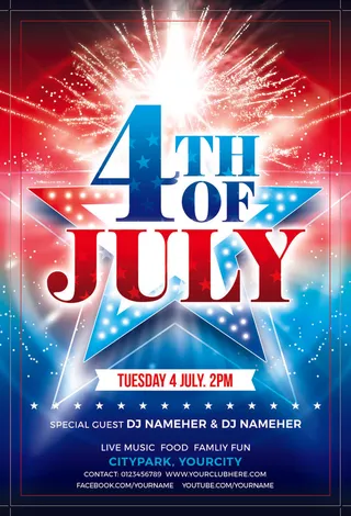 4月传单广告海报PSD素材