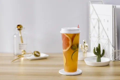 奶茶照片拍摄果汁西柚柠檬水果茶