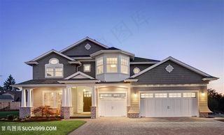 别墅建筑设计高清图片