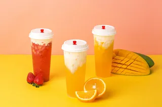 奶茶店水果茶饮品特饮高清图 芝士奶盖