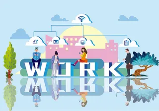 商务2.5D未来科技商务素材