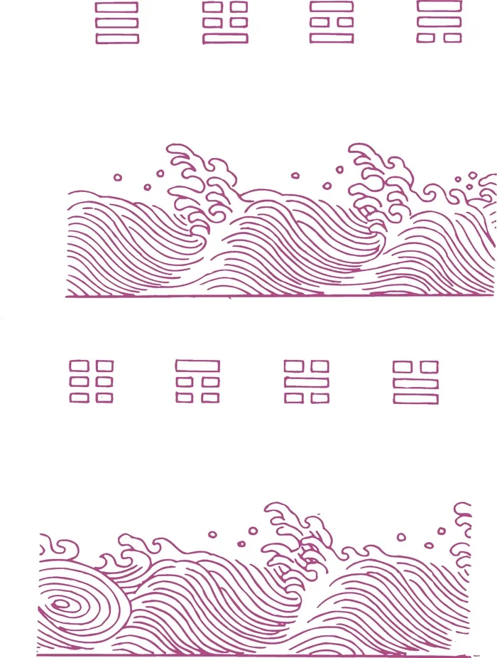 花古色古香古典古风花纹海浪浪花边框cdr矢量模版下载