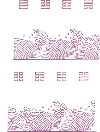 花古色古香古典古风花纹海浪浪花边框