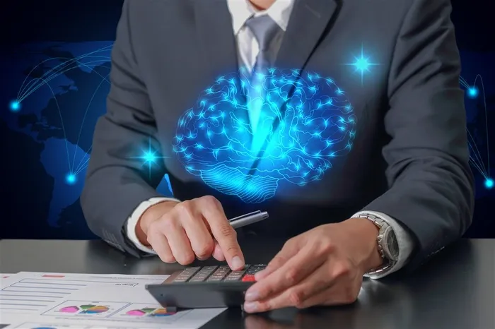 商务人士与大脑高清图片