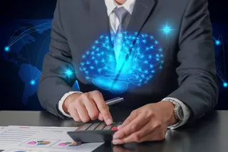 商务人士与大脑高清图片