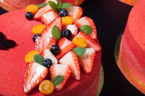 美味的草莓蛋糕 美味的草莓蛋糕