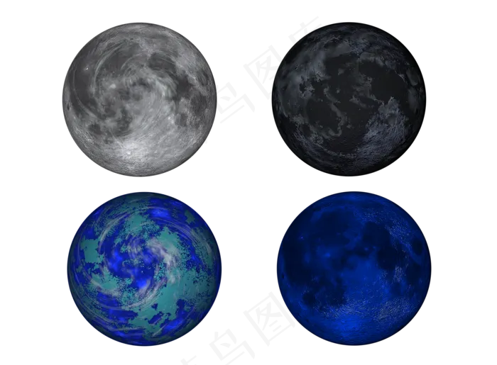 月亮, 行星, 孤立, 透明背景, 空间, Png 