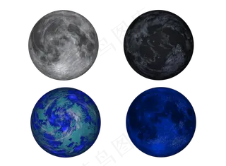 月亮, 行星, 孤立, 透明背景, 空间, Png 