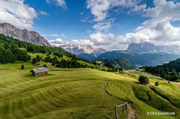 美丽蓝天白云山脉风景摄影唯美风景图片