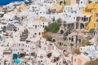 圣托里尼岛美景图片