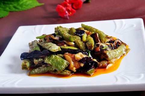 虎皮辣子烧茄子餐饮菜单高清图