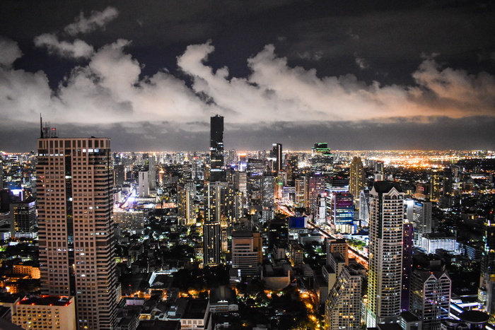 高清唯美城市夜景高楼大厦