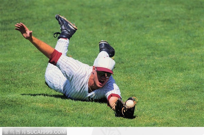 摔倒接球