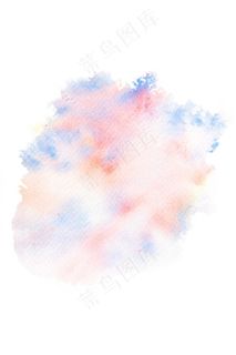 清新多彩水彩晕染艺术背景高清图片
