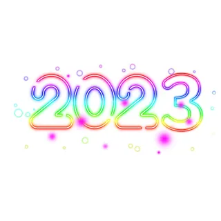 2023年兔年白色背景