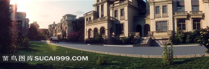 欧式建筑别墅 外立面