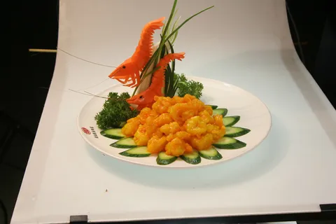 7橙汁明虾球  定州通达