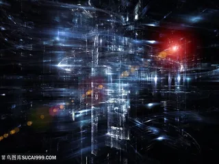 质感立体科技光效背景高清图片