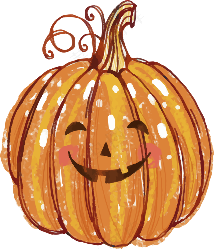 万圣节节日卡通素材南瓜