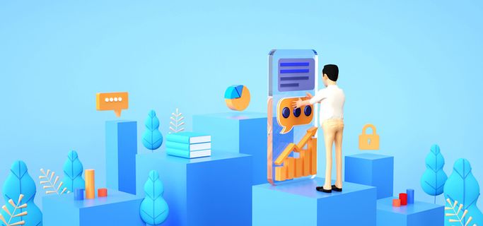 c4d商务3d卡通人物模型