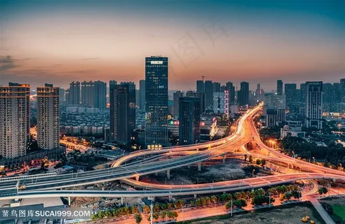 武汉常青立交桥夜景图片 武汉常青立交桥夜景图片