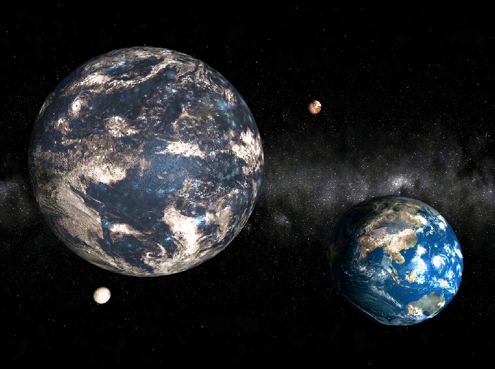 元宇宙世界天空背景墙风景