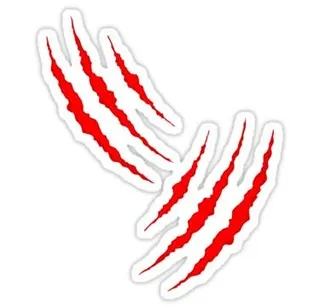 划痕爪PNG图像免抠