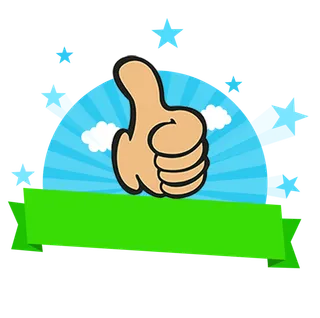 点赞夸奖顶呱呱手指图标