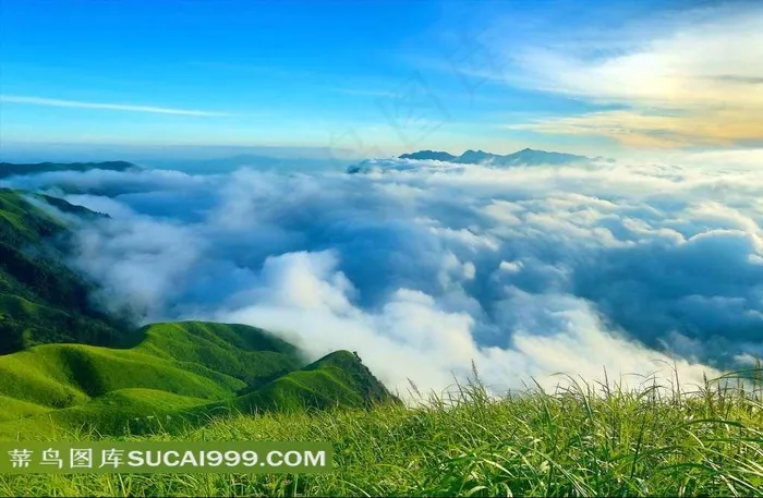 江西武功山优美风景素材