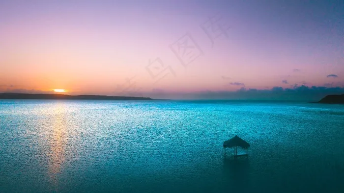 黄昏海景唯美图片