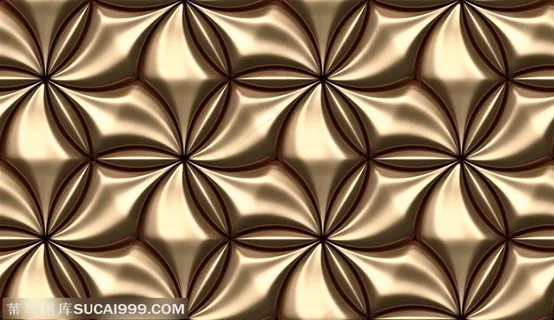 金色不锈钢风格背景墙装饰装修图案背景图片