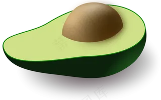 牛油果免抠图片