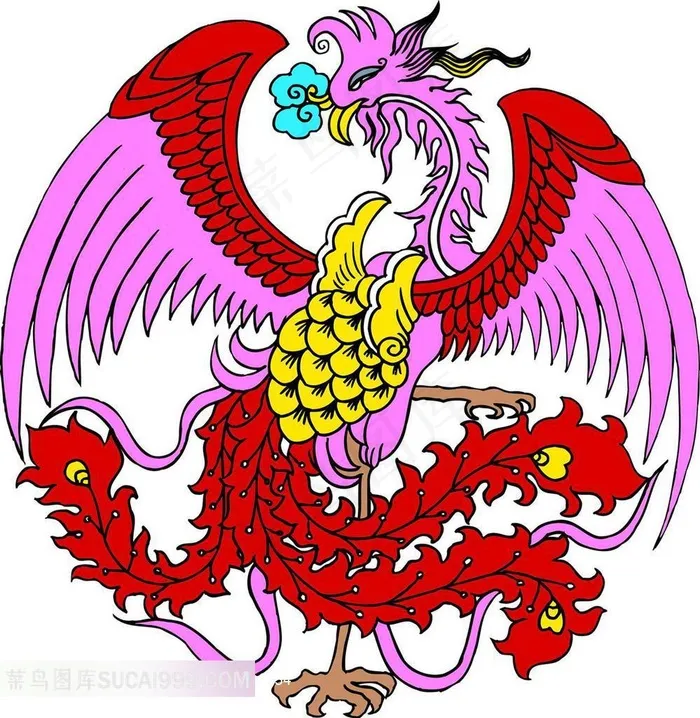 凤凰吉祥图案素材