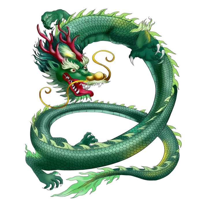苍龙中国风神龙神兽