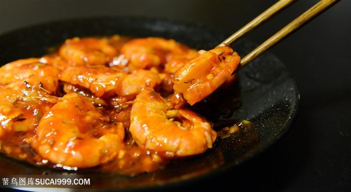 香喷喷的红烧大虾