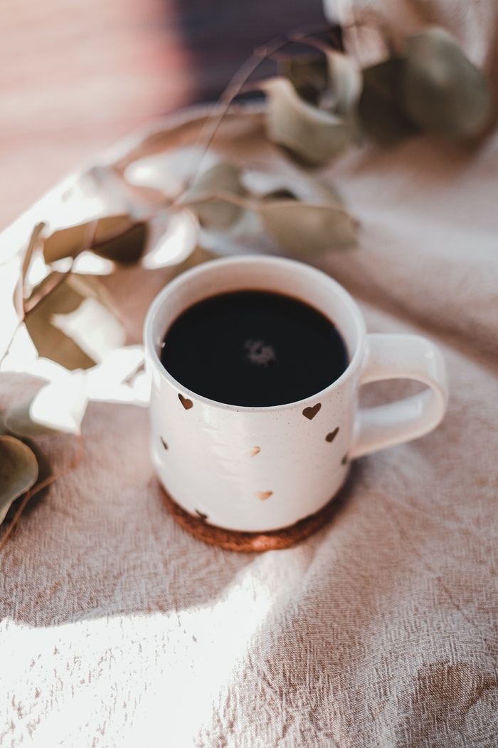 黑色美味咖啡摄影素材