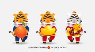 设计新年装饰素材