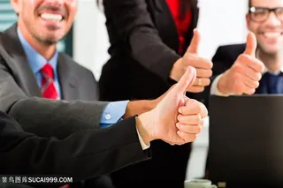 大拇指手势图片