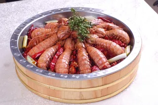 干锅美食焖锅湘菜麻辣香辣纸锅干锅爬爬虾