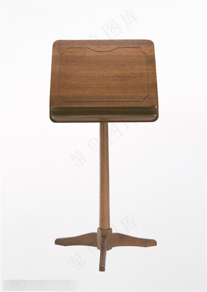 乐谱木质架子特写